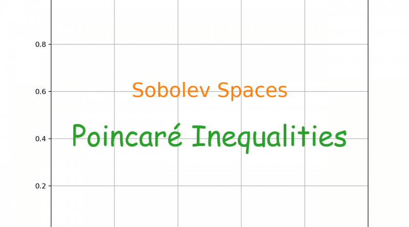 Sobolev 空间: 庞加莱不等式 (Poincaré inequalities)